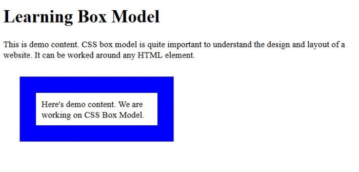 CSS Box Model - Studyopedia