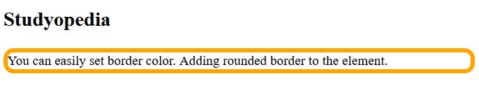 CSS Rounded Borders