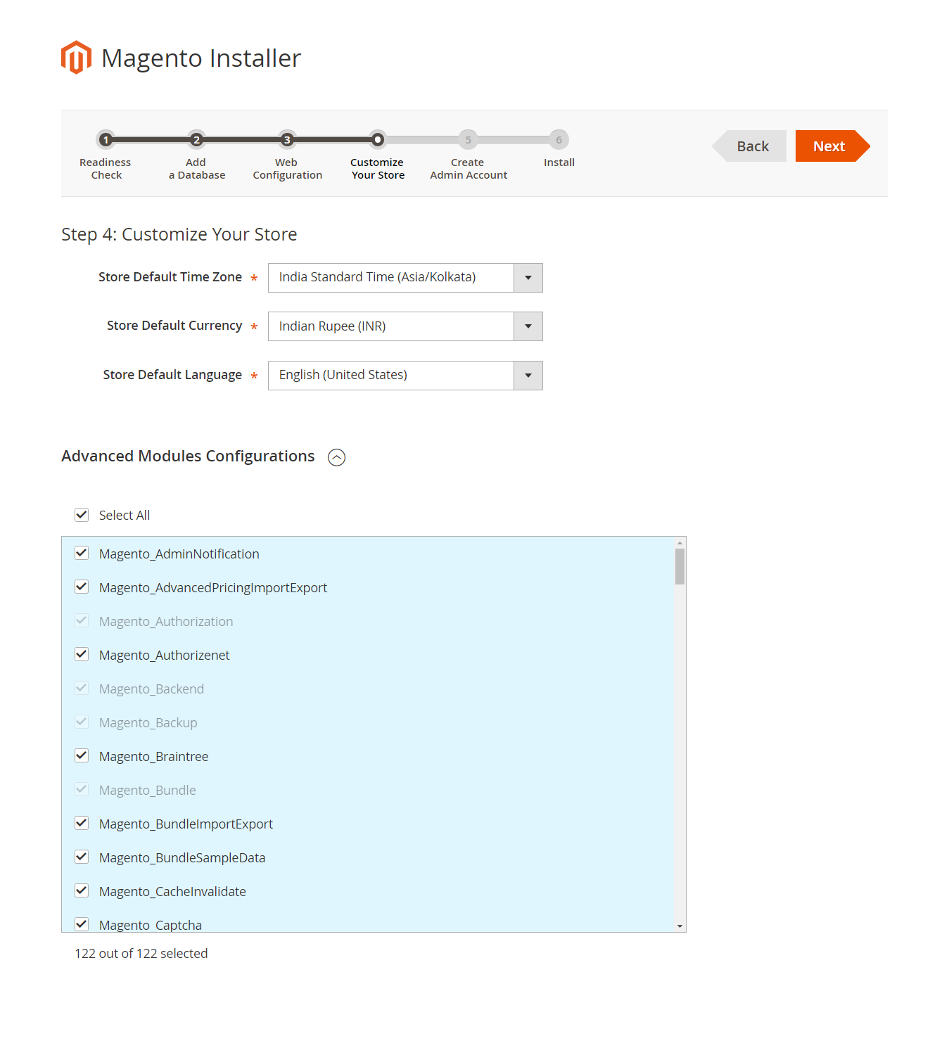 xampp install magento localhost