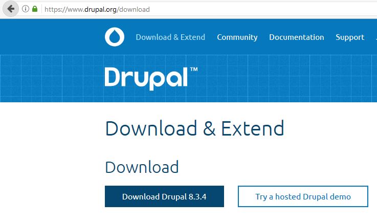 Download Drupal 8.3.4