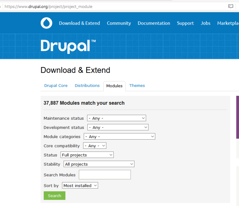drupal module development services