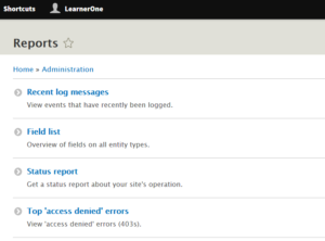 Drupal Dashboard UI - Studyopedia