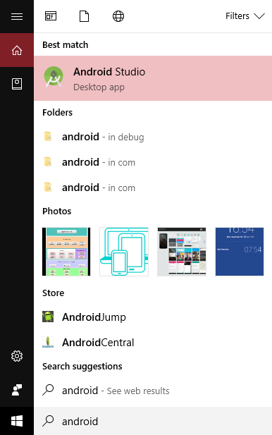Find Android Studio