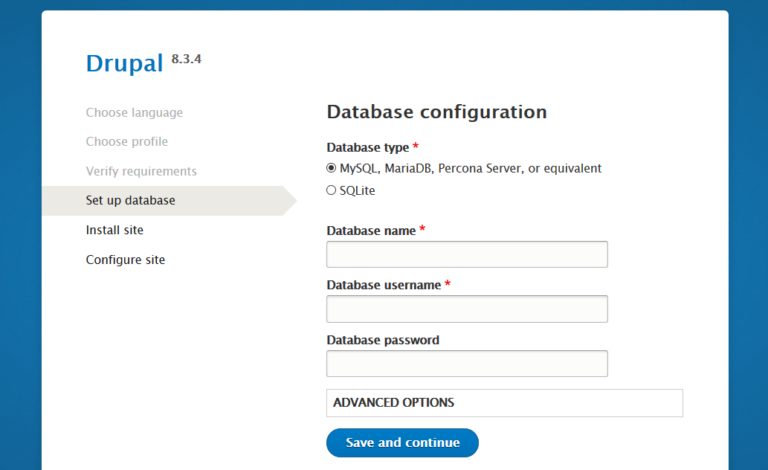 Drupal Installation on localhost with XAMPP - Studyopedia