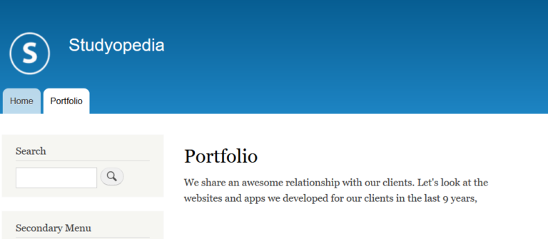 And New Drupal Page Studyopedia
