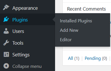 Reaching WordPress Add New plugin interface