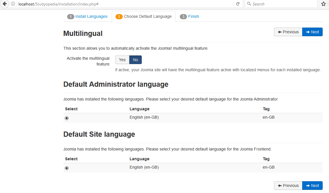 language switcher joomla