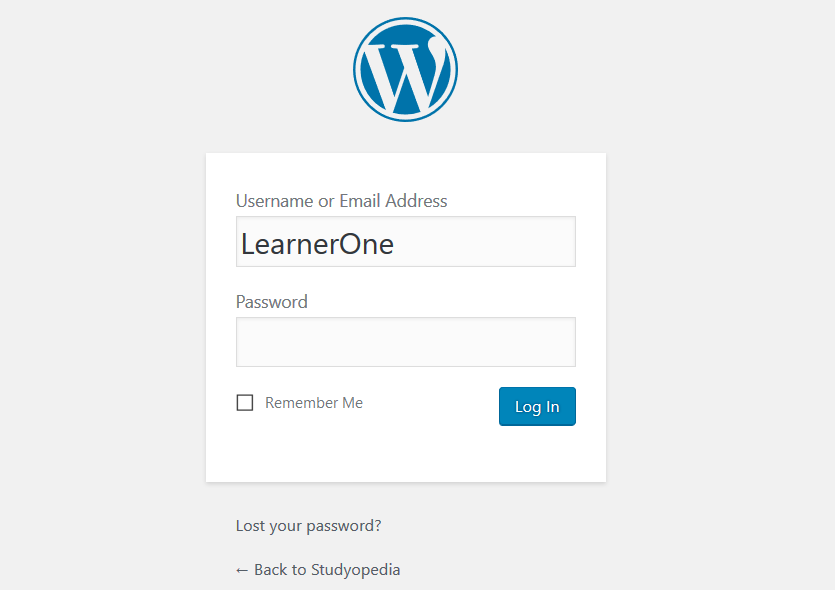 WordPress Installation Successfull