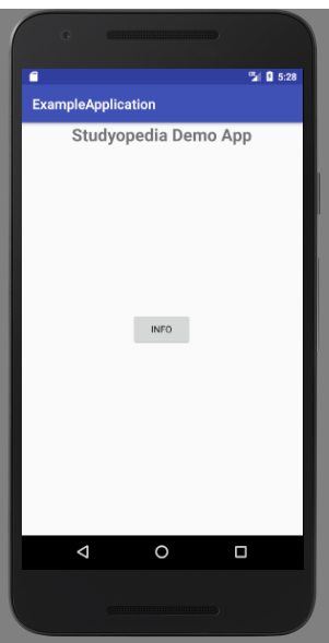 Android Button Control Output1