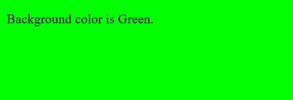 CSS RGB green