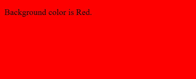 CSS RGB red