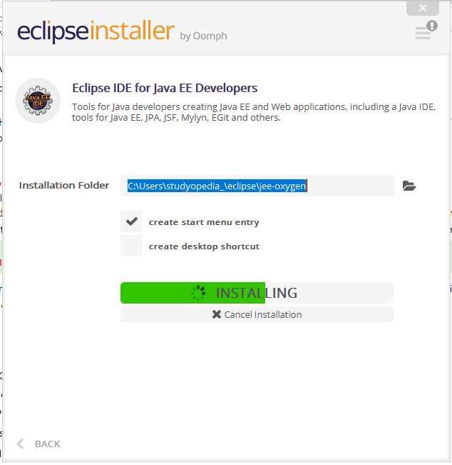 Eclipse IDE Installing