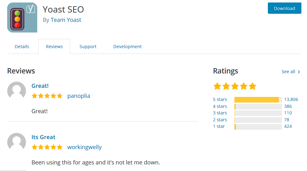 WordPress Plugin Yoast SEO Review and Ratings