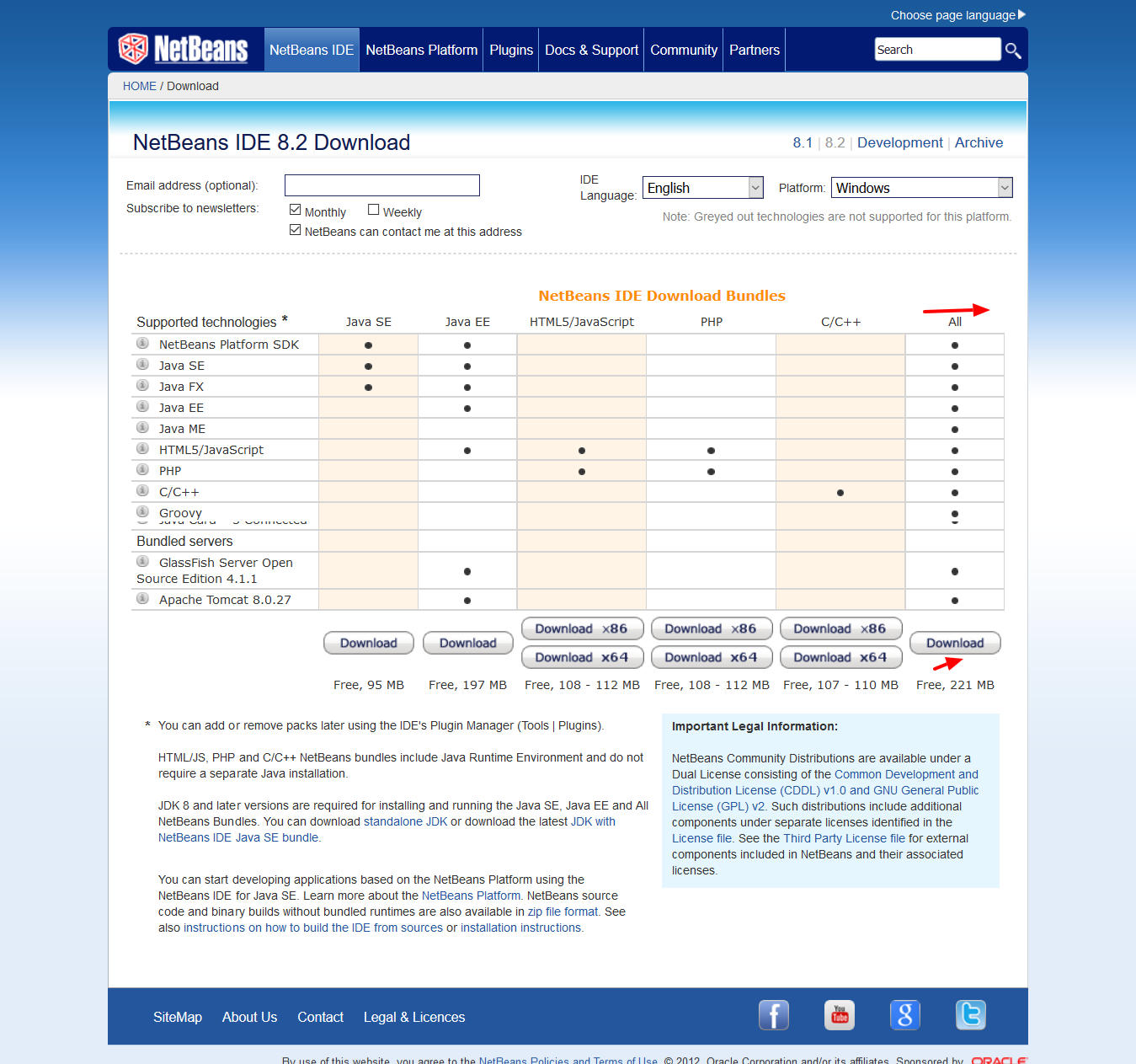 Download NetBeans IDE