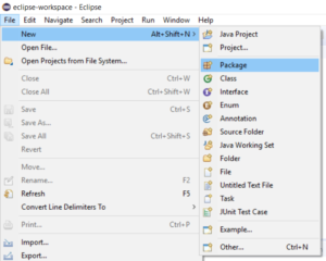 Create New Java Package in Eclipse - Studyopedia
