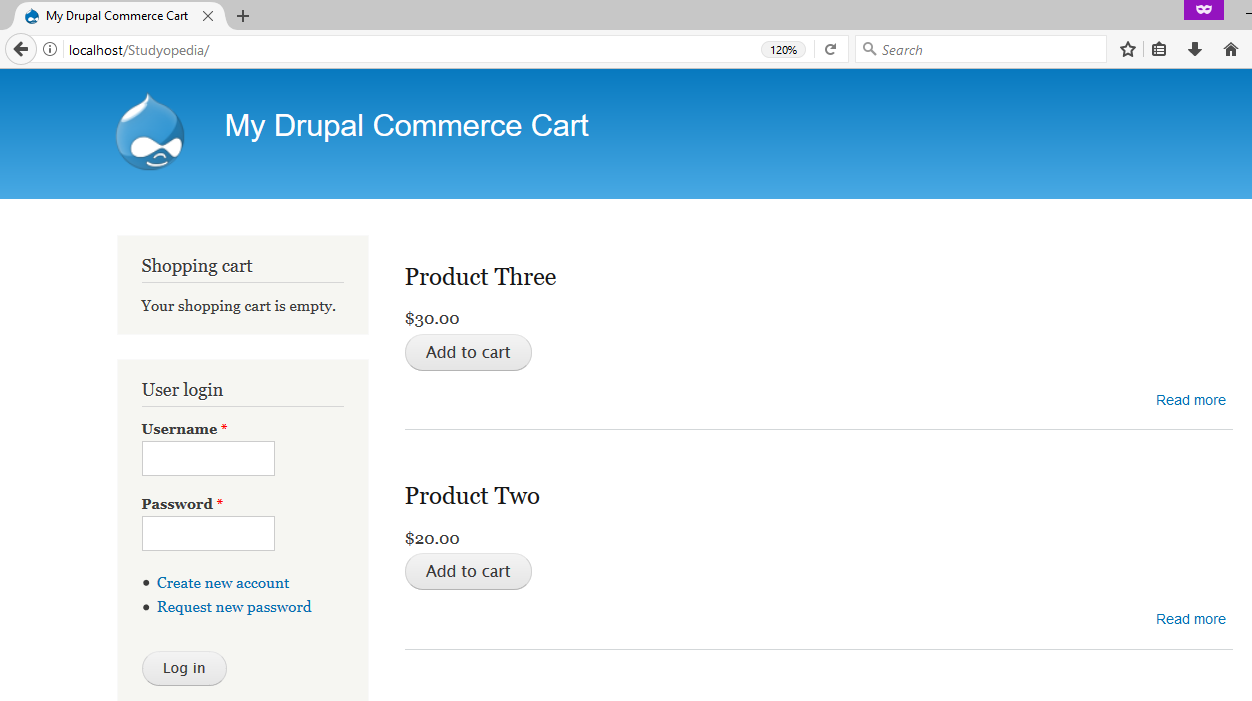 drupal commerce related products