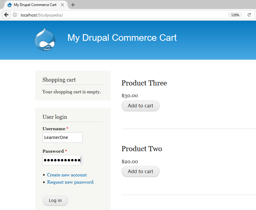 drupal login thru ssh