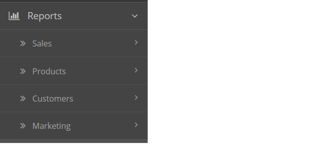Reports Menu for OpenCart Store