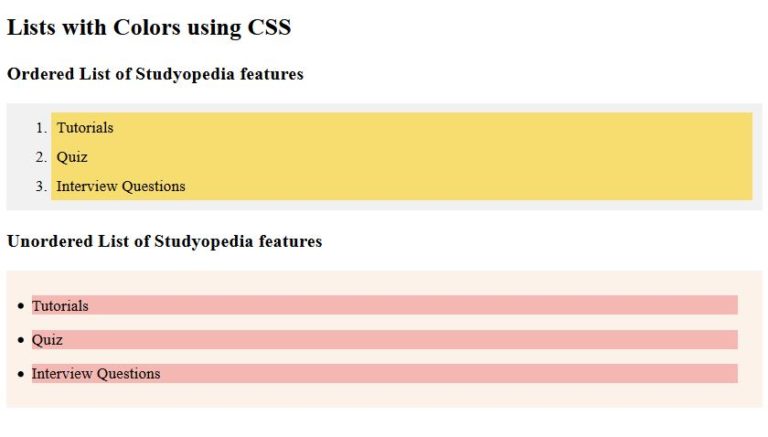 css-lists-studyopedia