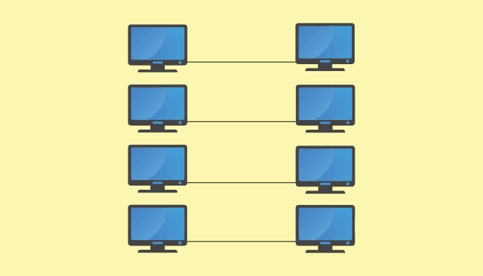 Example showing No multiplexing