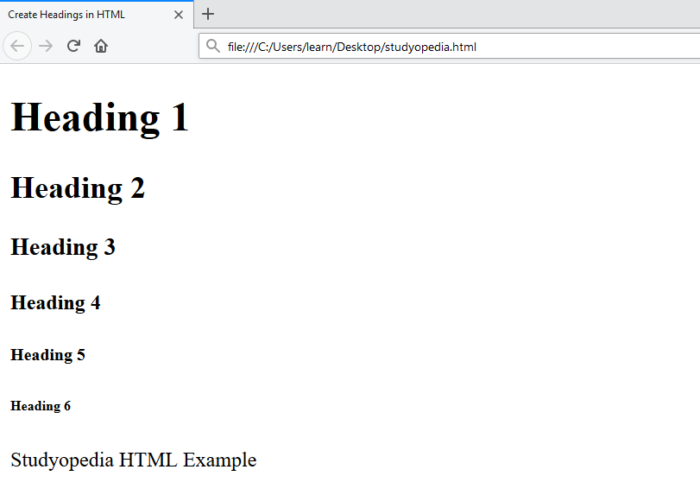 creating-headings-in-html-web-page-studyopedia