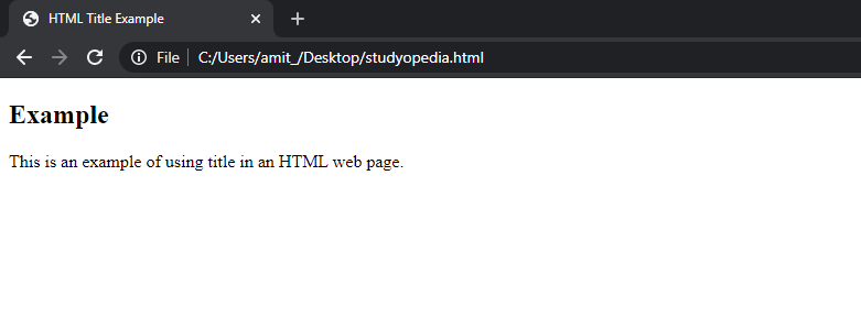 add-title-in-an-html-web-page-studyopedia