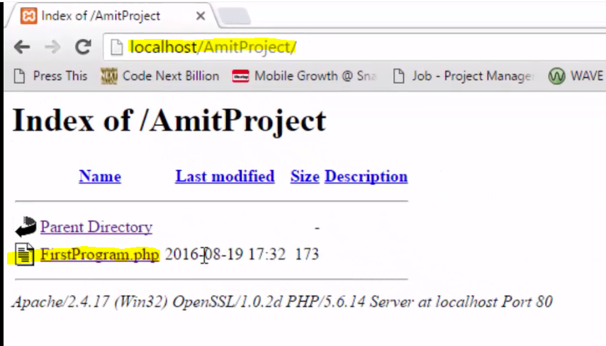 Run Your First PHP Program In XAMPP Server On Localhost Studyopedia