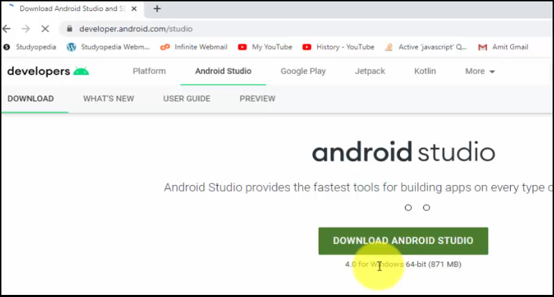 android studio software free download for windows 10