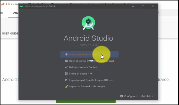 Android Studio Installed successfully