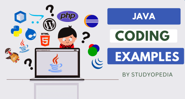 Java Programming Examples - Studyopedia