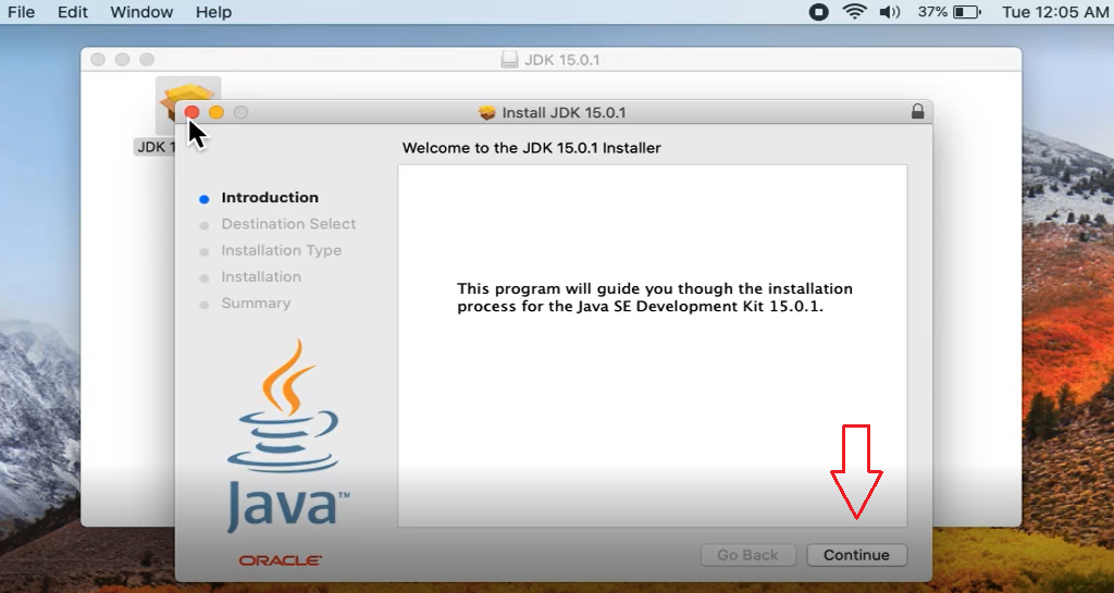 java fix mac os 10.15