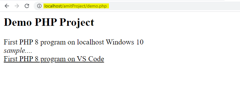 Run PHP 8 Program In XAMPP Server On Localhost Studyopedia