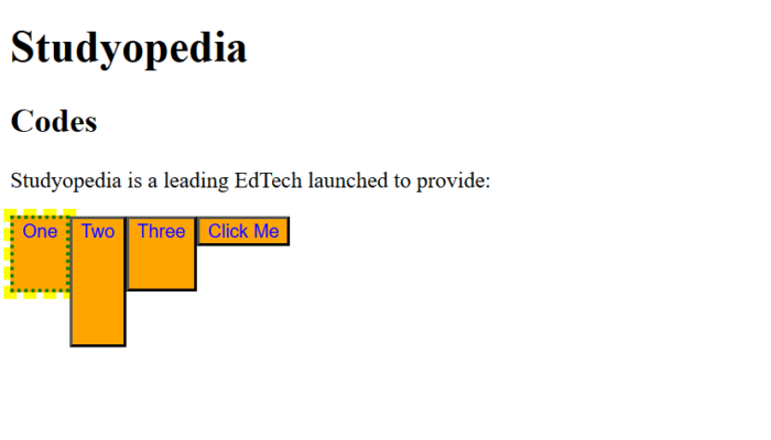 CSS - Padding - Studyopedia