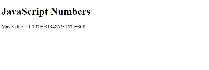 JavaScript Numbers Studyopedia