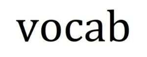 Vocab Python Library