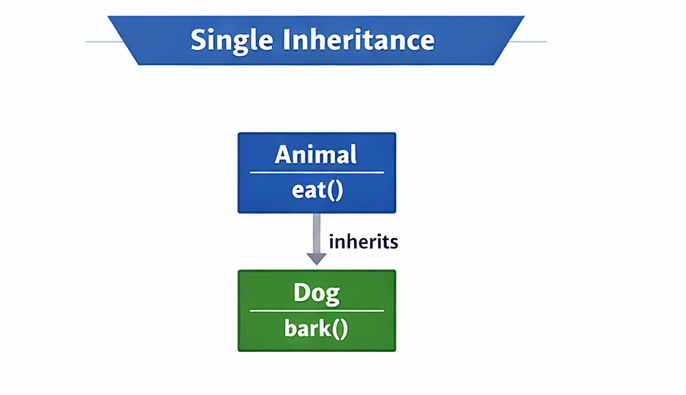 Single Inheritance in Java
