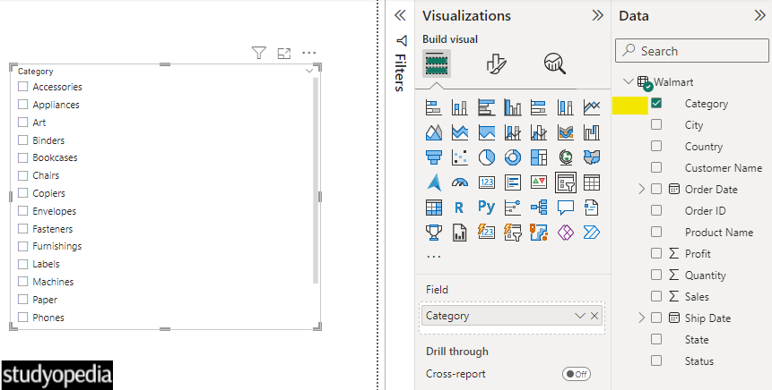 Add a column to a slicer in Power BI