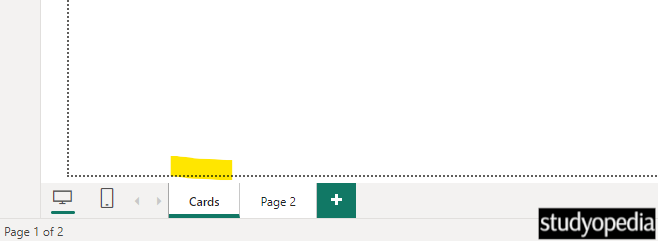 Card page renamed successfully in Power BI