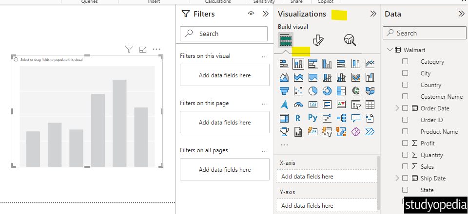 Create a Stacked Column Chart in Power BI