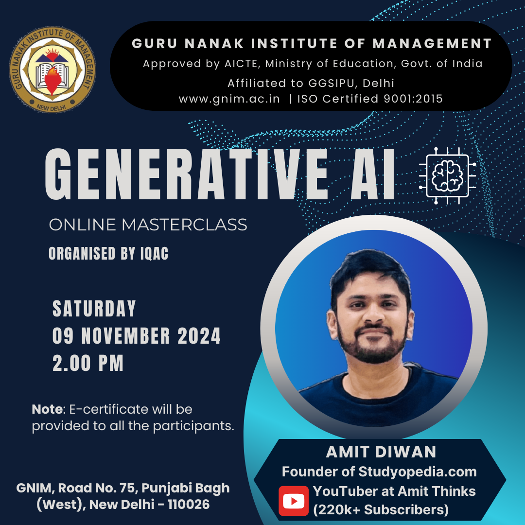 Generative AI Webinar by Amit Diwan