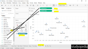 1. Create a Scatter Plot in Tableau