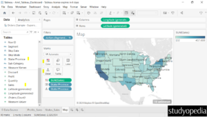 11. Create a Map in Tableau