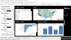 23. Tableau Dashboard created and formatted