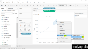 4. Forecast Options in Tableau