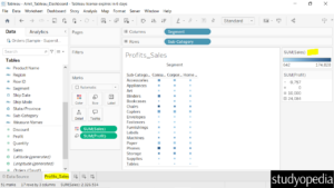 4. Rename the sheet name in Tableau