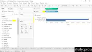 7. Group implemented in Tableau