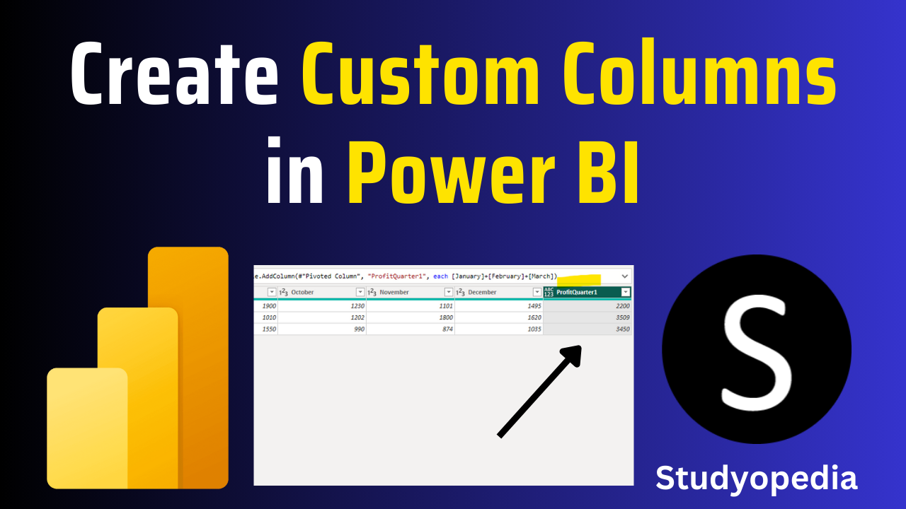 Create Custom Columns in Power BI