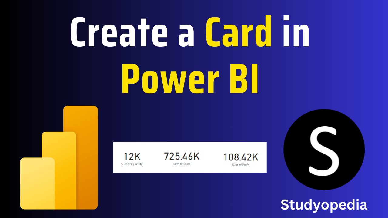 Create a Card in Power BI