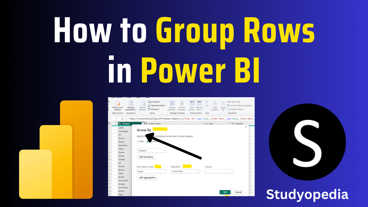 Group Rows in Power BI