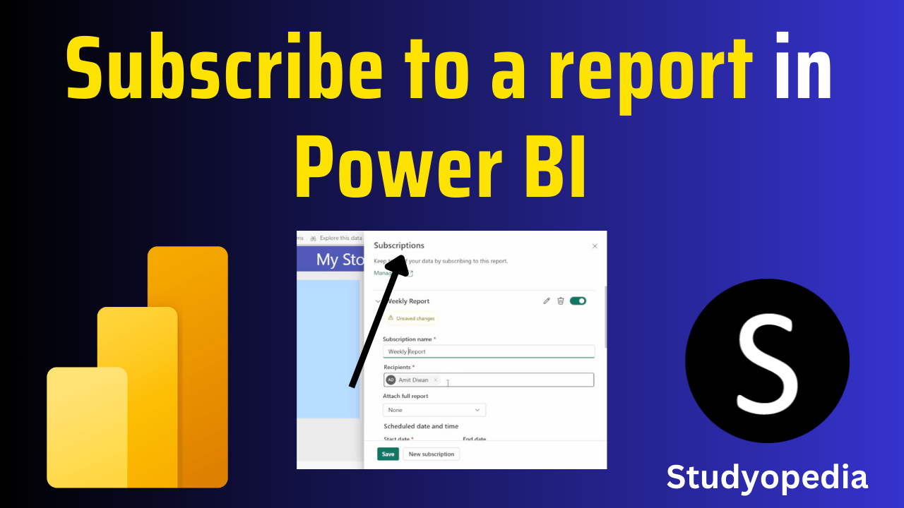 Subscribe to a Report in Power BI